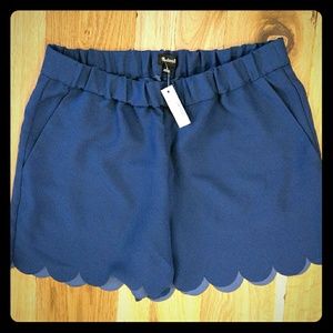 Madewell scalloped shorts